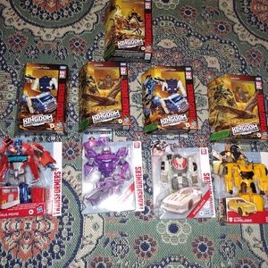 Transformers collectables new never opened